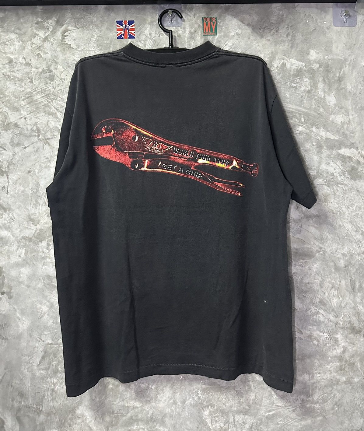 Other Vintage 1994 Aerosmith Get A Grip Tour XL Faded Distressed Size US XL / EU 56 / 4 - 6 Thumbnail