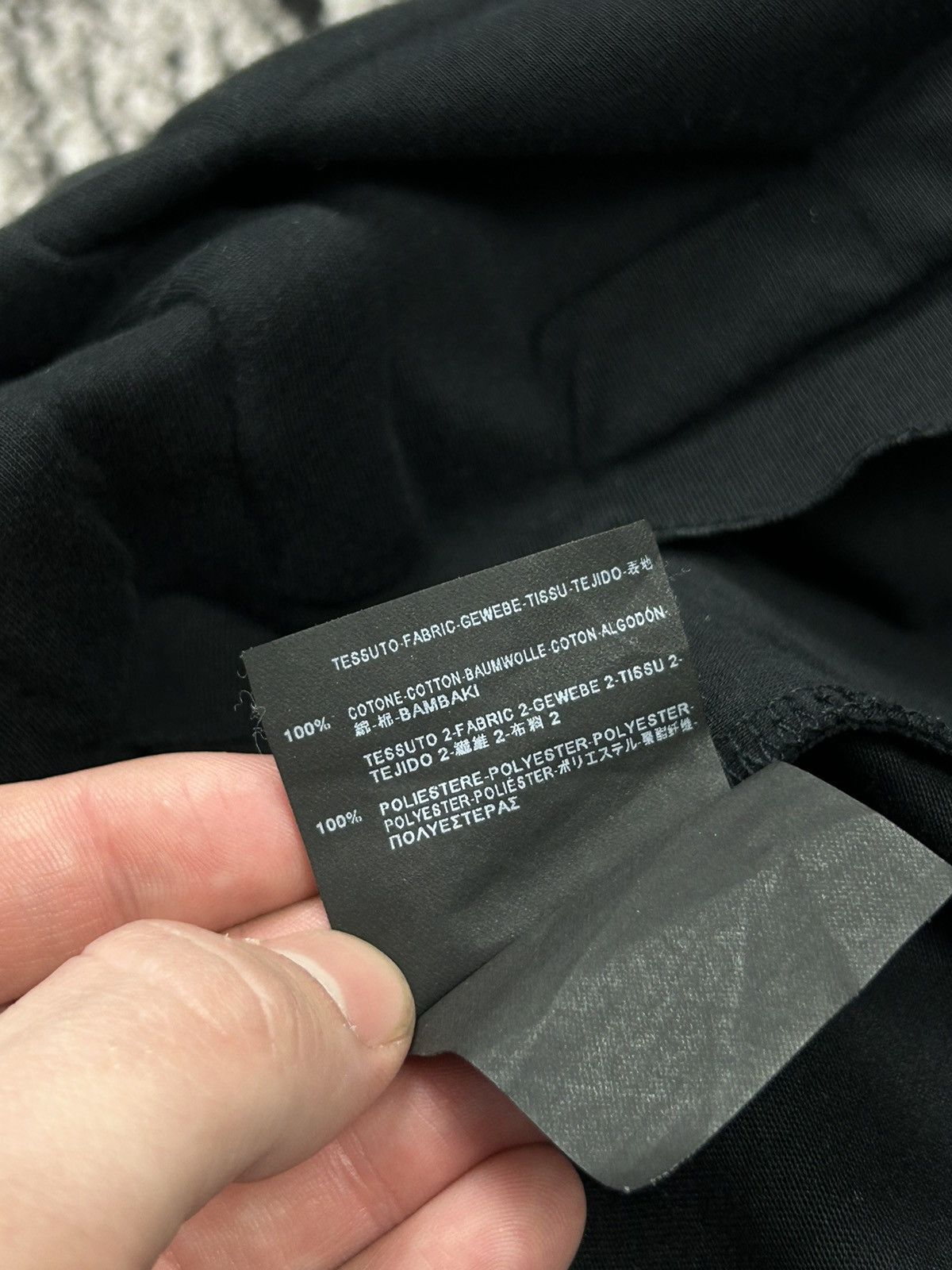Balenciaga Balenciaga SS2014 Architecture Embossed Black T-Shirt Size L Size US L / EU 52-54 / 3 - 12 Thumbnail