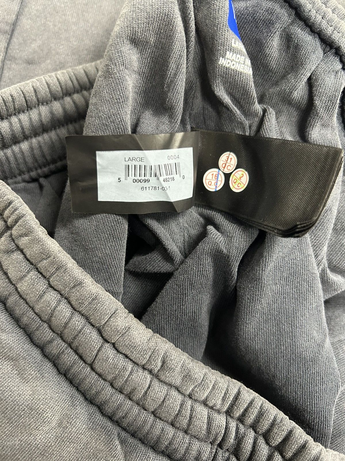 Balenciaga × Kanye West × Yeezy YZY x GAP Poetic Black Hoodie & Sweatpants Size US XXL / EU 58 / 5 - 15 Thumbnail