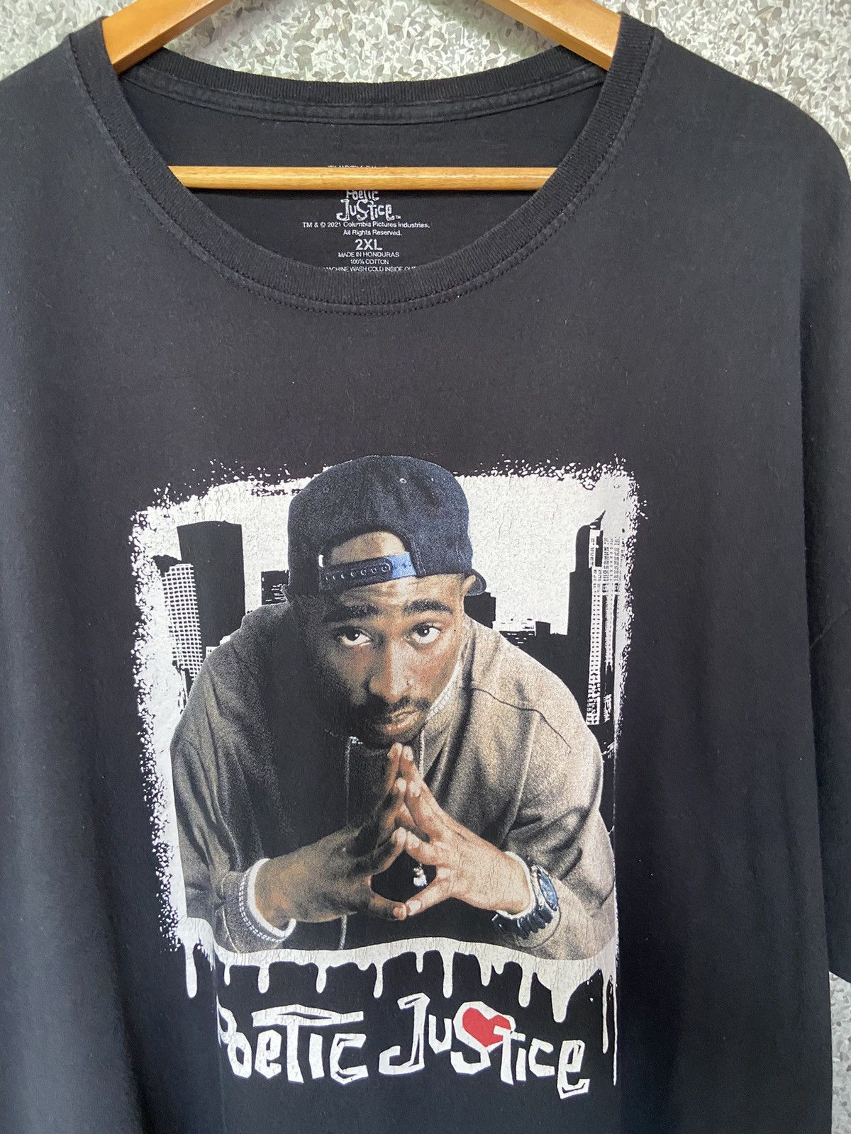 Rap Tees Vintage Tupac Shakur t shirt rap tees Size US XXL / EU 58 / 5 - 2 Thumbnail