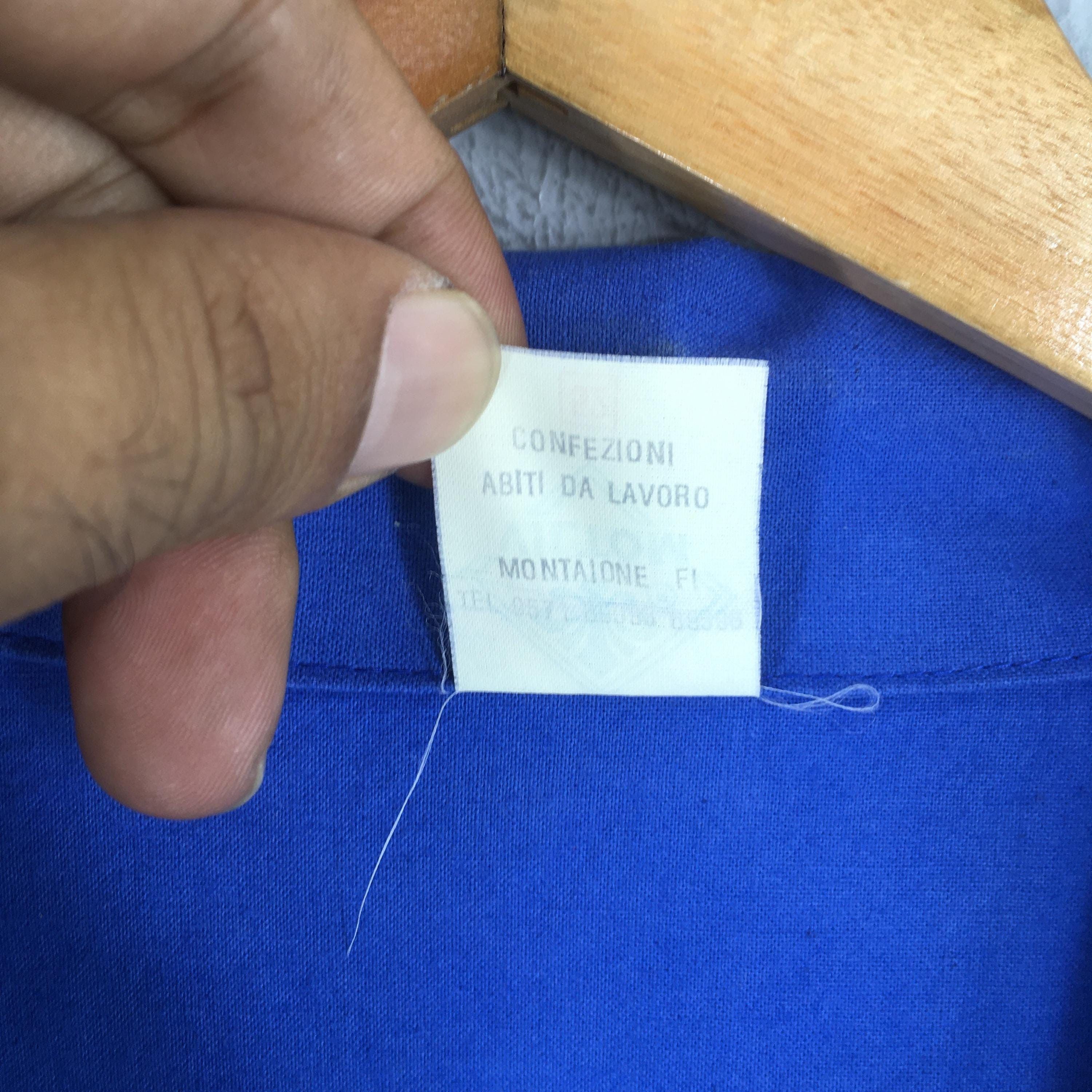 Le Laboureur 80s Viltom Frenchwork Sanforized Indigo Blue Jacket Large Size US L / EU 52-54 / 3 - 7 Thumbnail