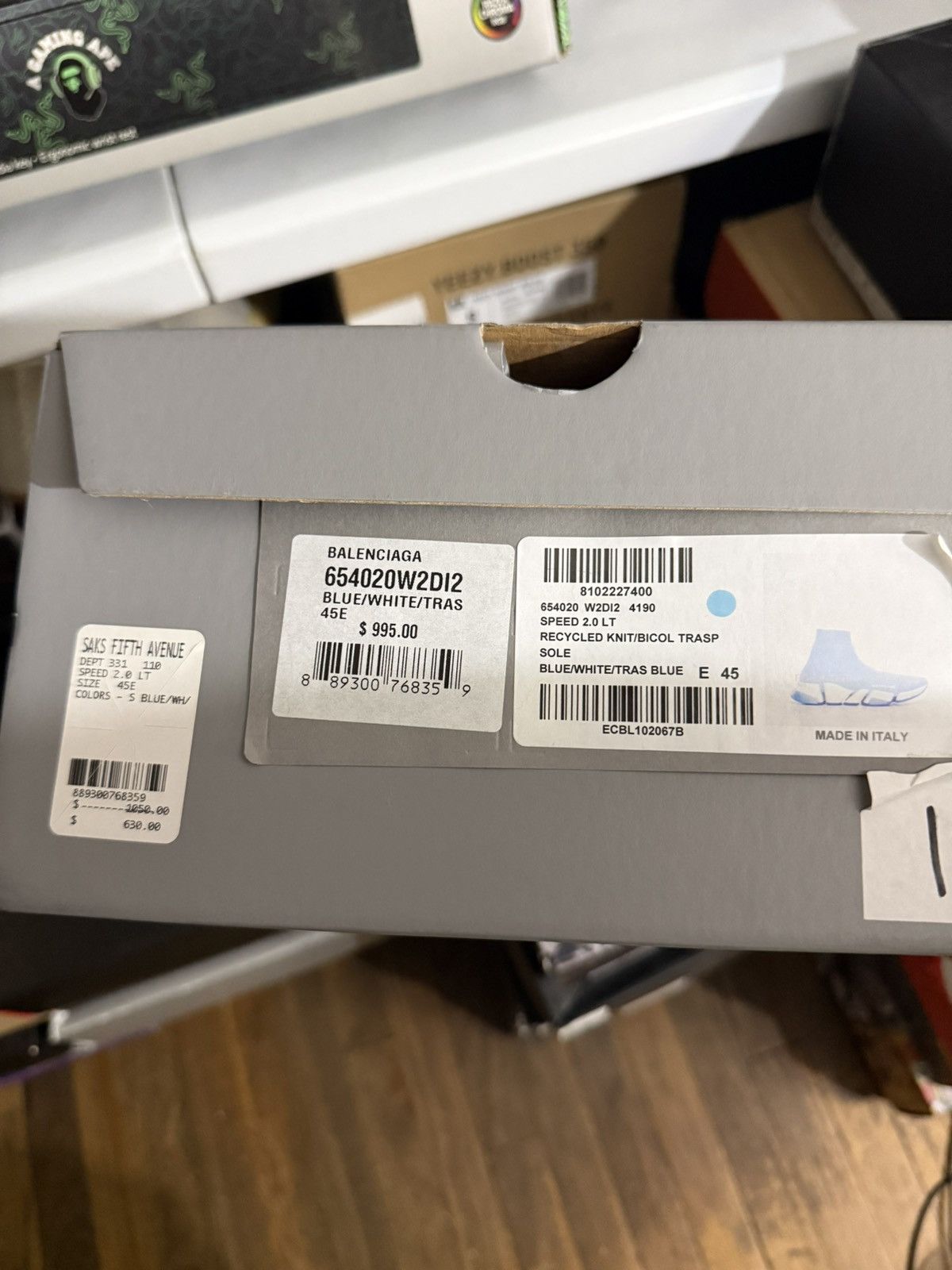 Balenciaga Balenciaga blue runner size 12 Size US 12 / EU 45 - 7 Thumbnail
