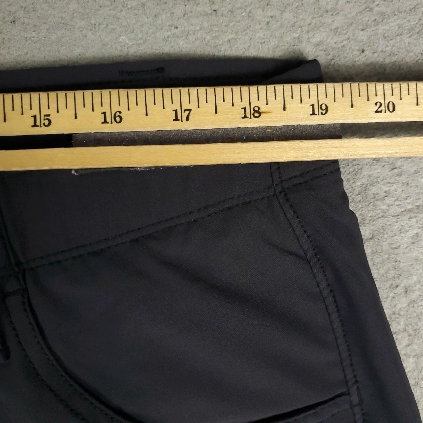 Vintage William Murray Pants Mens 36x33 Gray Nylon Stretch Flat Front Chino Trousers Size US 36 / EU 52 - 3 Thumbnail