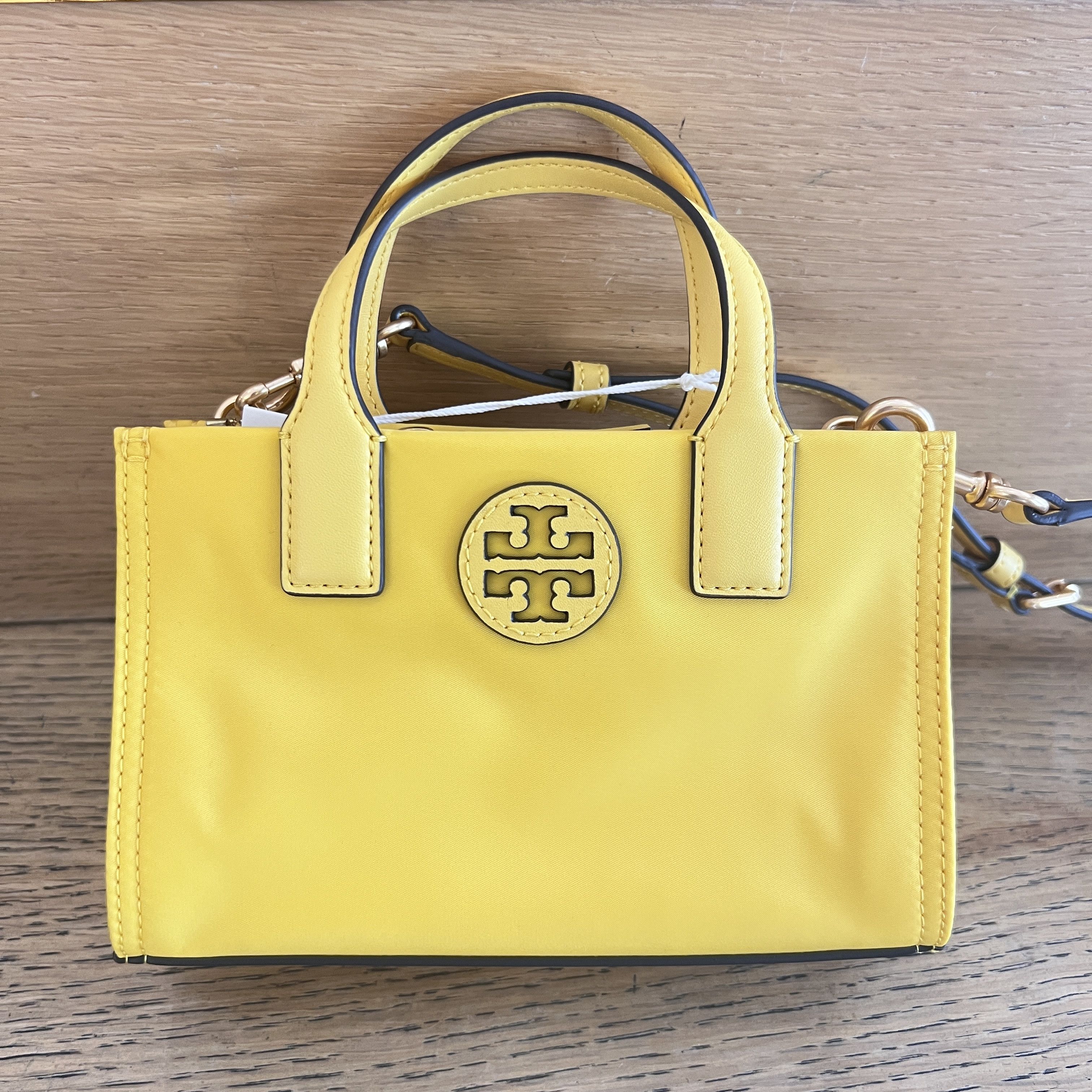 Tory Burch Ellaかごバッグ イエロー イエロー（黄色）系 Tory Burch(トリーバーチ) かごバッグ
