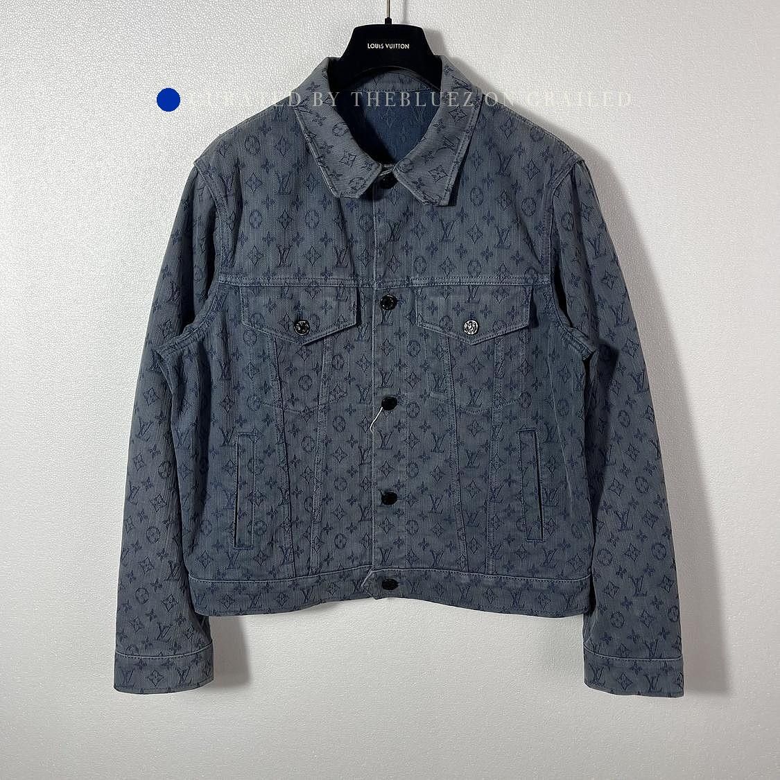 Louis Vuitton Monogram Denim Jacket in Blue Size US M / EU 48-50 / 2 - 1 Thumbnail