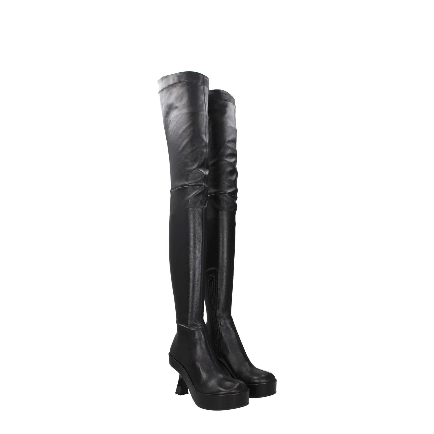 Versace ob1o1e0125 Leather Boots in Black Size US 6 / IT 36 - 2 Thumbnail