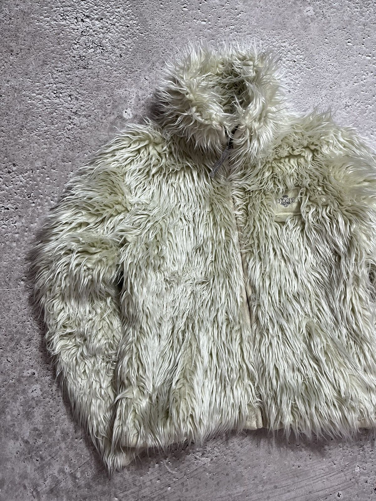 Beauty Beast × If Six Was Nine × Vintage FAUX FUR AMAZING CROPPED AVANT-GARDE JACKET COAT Size M / US 6-8 / IT 42-44 - 3 Thumbnail