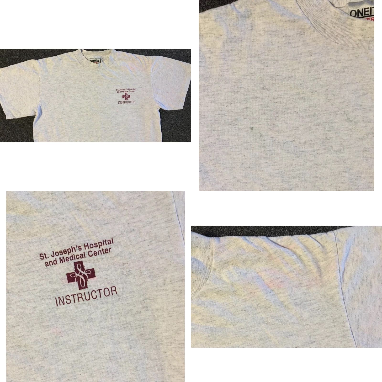 Vintage Vtg 90s EMS Education Faded Shirt S Hospital Doctor Medical Nurse ER Grunge 80s Size US S / EU 44-46 / 1 - 8 Thumbnail