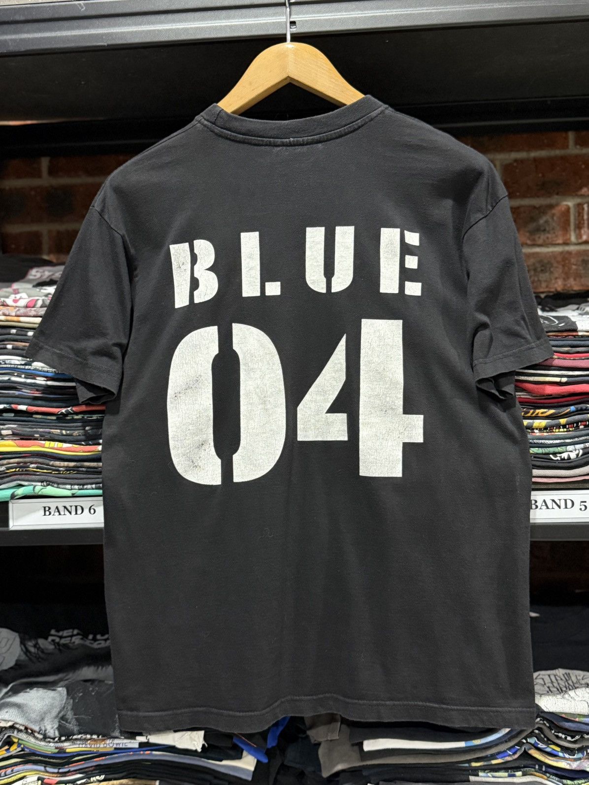 Band Tees Vintage Blue Band Faded Rap Tee Size US L / EU 52-54 / 3 - 10 Thumbnail