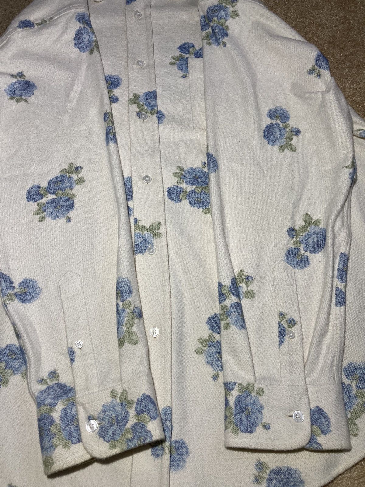 Martine Rose AW22 Martine Rose Floral Flannel Special 2022 Curtain Cloth Size US M / EU 48-50 / 2 - 6 Thumbnail