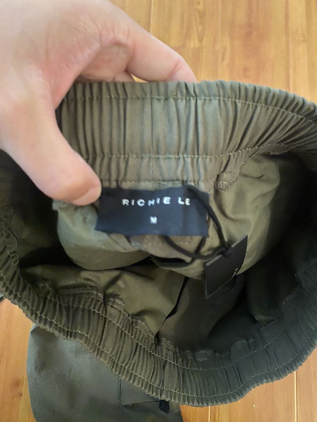 Richie Le Collection NEW Medium Richie Le Collection FW ‘24 Olive Cargo Pants Size US 32 / EU 48 - 4 Thumbnail