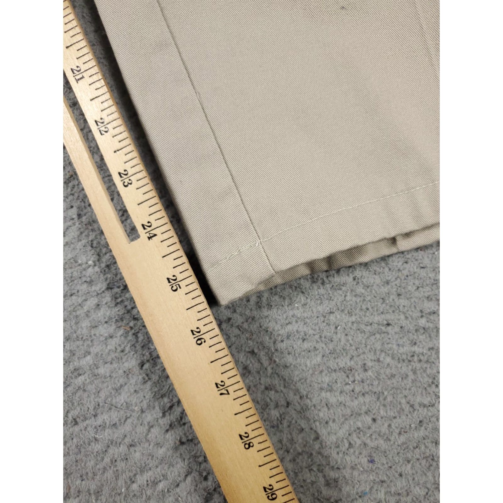 Vintage Greg Norman Chino Pants Mens 35x30 Beige Pleated Casual Trousers Size US 35 - 5 Thumbnail
