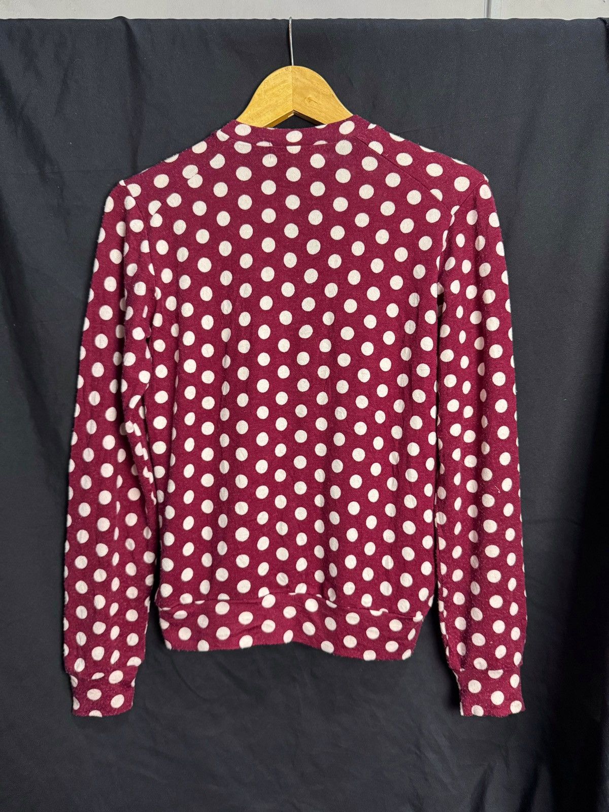 Comme des Garcons × H&M × Japanese Brand Comme Des Garcons H&M Polkadots Knit Cardigan Size S / US 4 / IT 40 - 2 Thumbnail