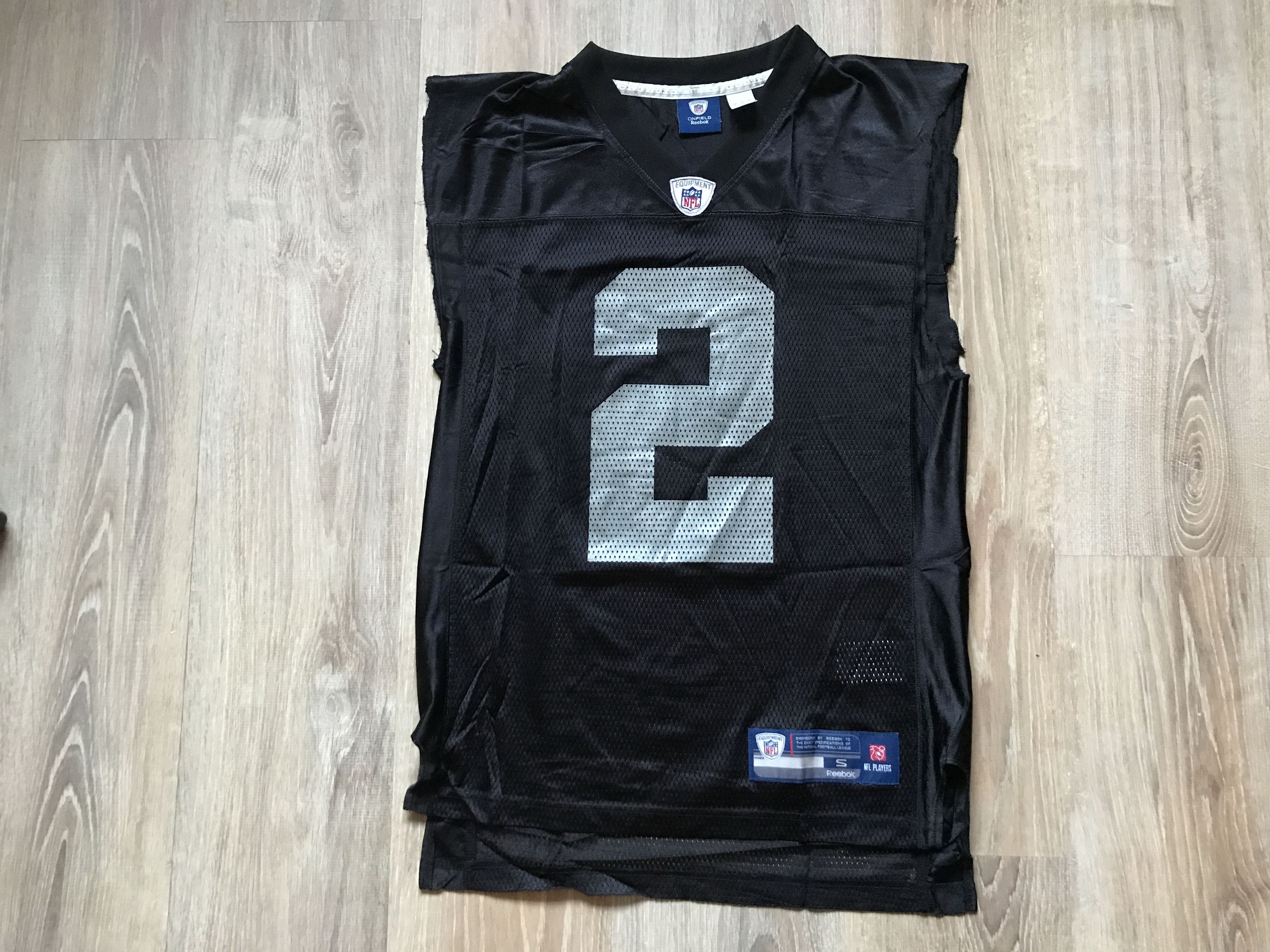 NFL × Reebok × Vintage Reebok NFL Oakland Raiders JaMarcus Russell #2 Jersey Size US S / EU 44-46 / 1 - 3 Thumbnail