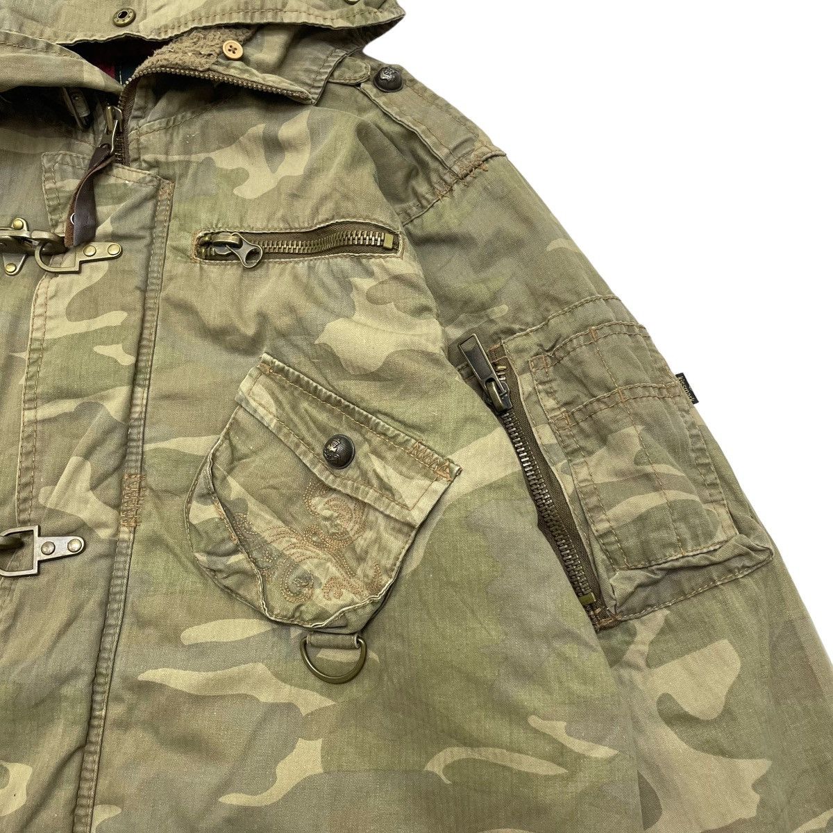 14th Addiction 🔥Japanese Brand Kiss Mark Camo Field Jacket Size US M / EU 48-50 / 2 - 6 Thumbnail