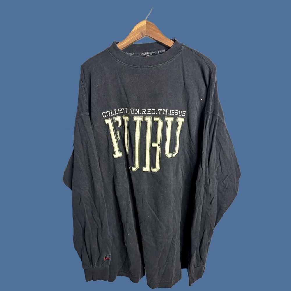 Fubu VINTAGE FUBU Shirt Mens 2XL Crewneck Pullover Long Sleeve Hip Hop 90s Style Size US XXL / EU 58 / 5 - 1 Thumbnail
