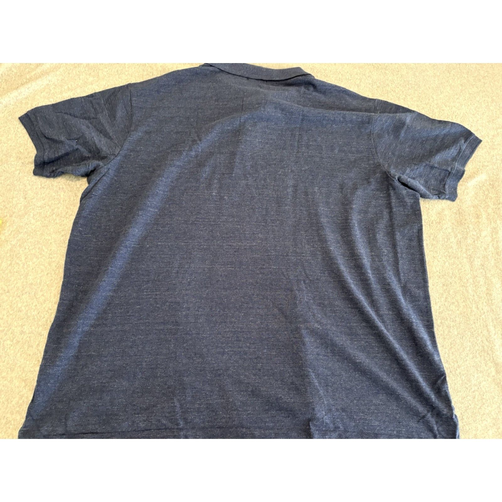 Polo Ralph Lauren VINTAGE Polo Ralph Lauren Solid Blue w/ Red Pony Short Sleeve Shirt Mens 4XB NWT 125 Size US XXL / EU 58 / 5 - 5 Thumbnail