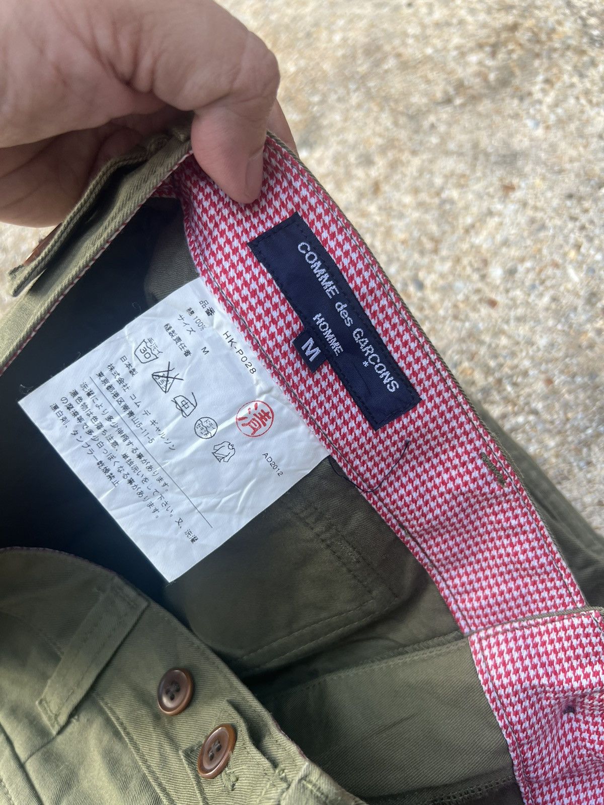 Comme des Garcons × Comme des Garcons Homme Plus × Japanese Brand Comme Des Garcons Army Design Pants Size US 34 / EU 50 - 5 Thumbnail