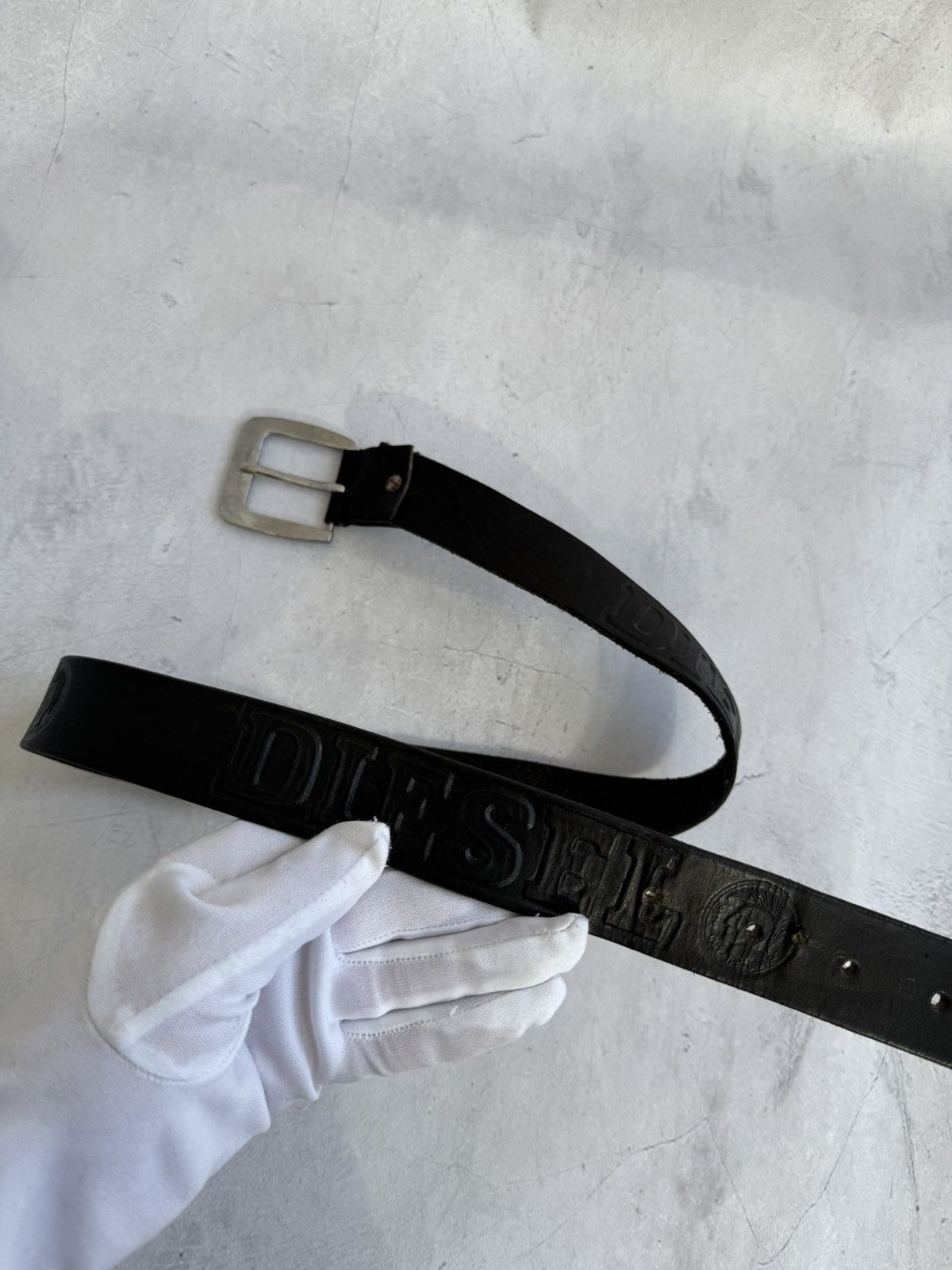 Diesel Diesel Leather Belt Black Vintage Size ONE SIZE - 3 Thumbnail