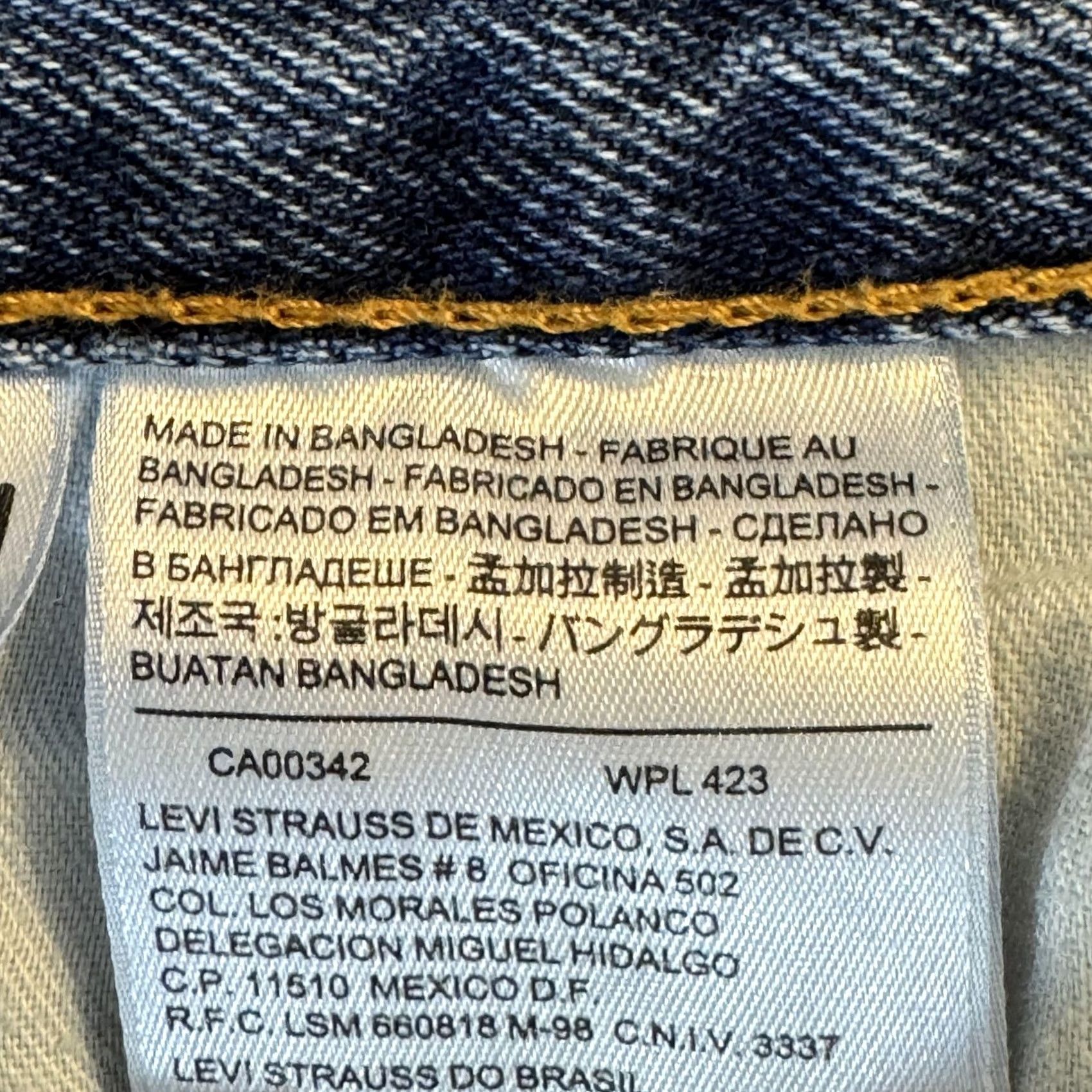 Levi's Levi'S 550 Jeans Mens 40x30 Blue Relaxed Fit Tapered Leg Denim Red Tab Size US 40 / EU 56 - 7 Thumbnail