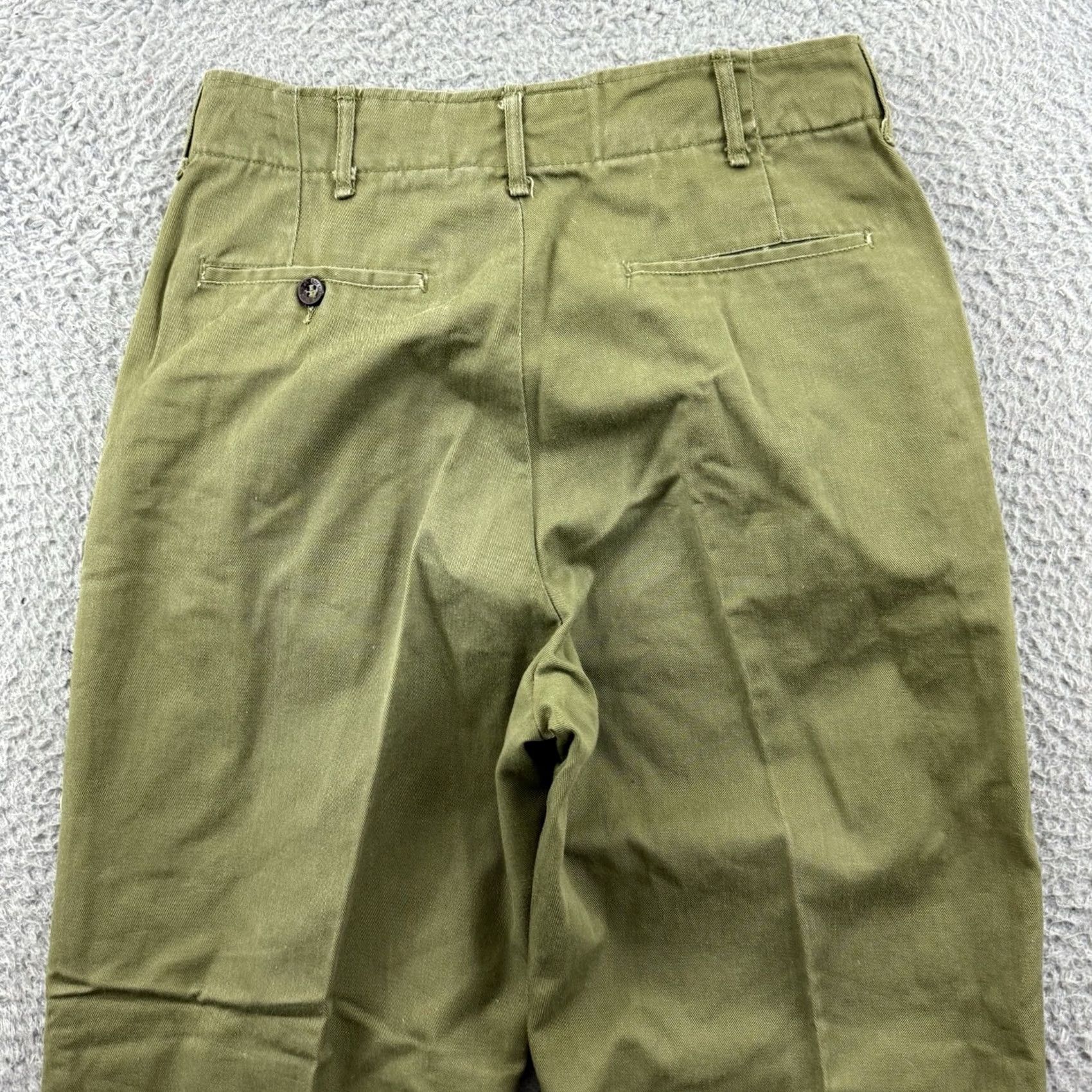 Vintage VINTAGE Boy Scouts Of America Pants Mens 26x28 Green Pleated Slacks 70s Outdoor Chino Shirt? Size US 26 / EU 42 - 7 Thumbnail
