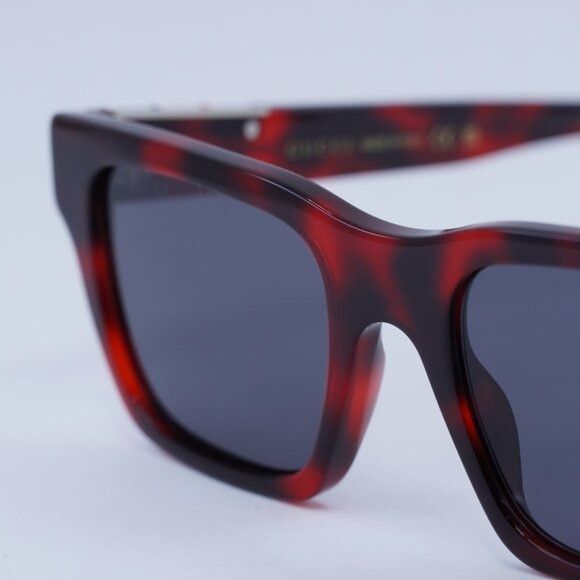 Gucci 🕶️ New Gucci GG1889S 003 Sunglasses - Red Havana Frame Size ONE SIZE - 8 Thumbnail