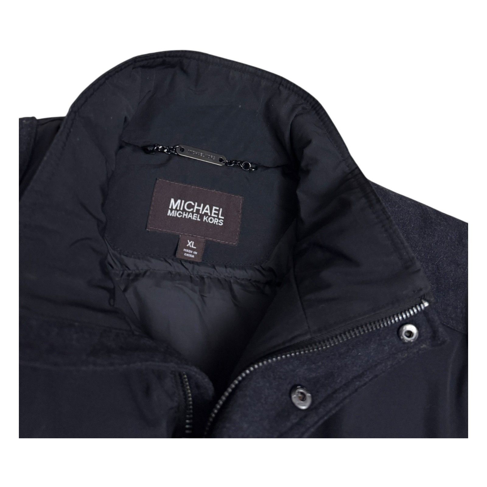 MICHAEL KORS Wool DUCK DOWN Fill Winter Parka Coat Jacket XL