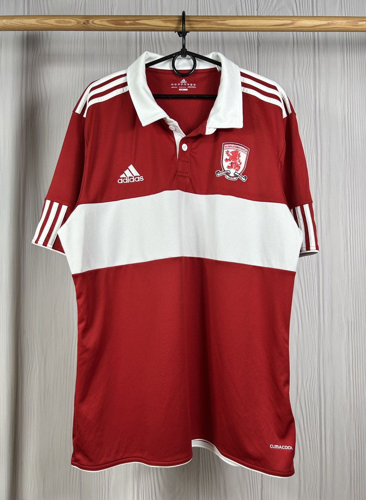 Adidas Middlesbrough Home football shirt 2010 2011 Jersey Size L Size US L / EU 52-54 / 3 - 1 Thumbnail