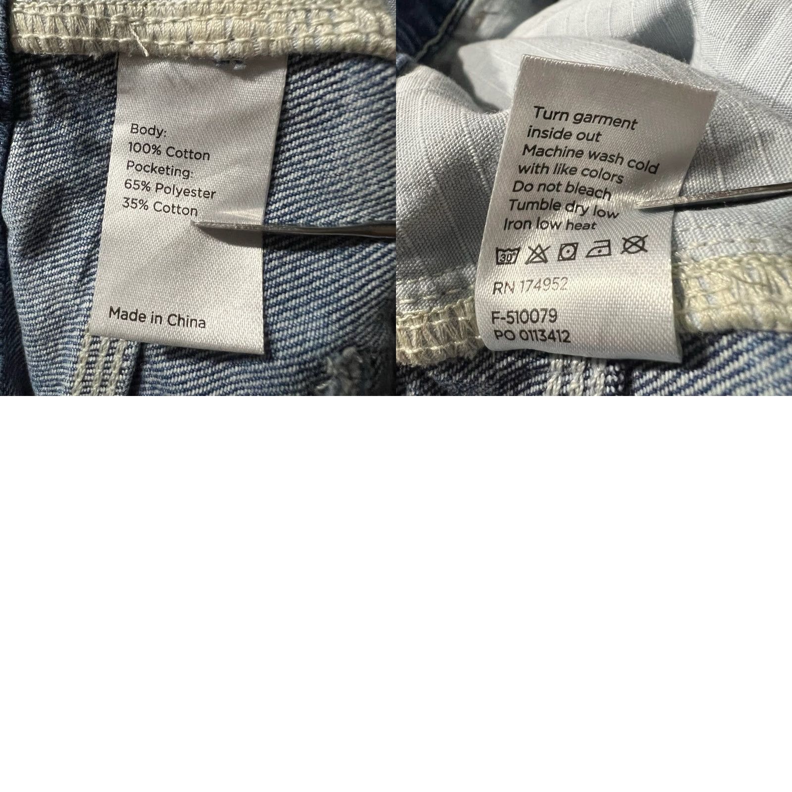 写真 Flint & Tinder Jeans Mens 32x30 Blue Straight Fit Denim Mid Rise