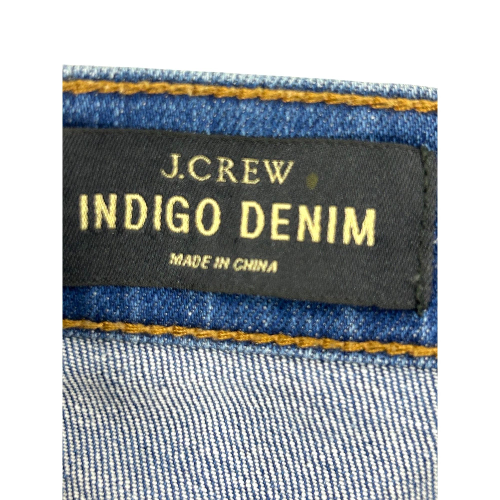 J.Crew J. Crew Indigo Denim Jean Shorts Blue 28 Cut Off Frayed Hem Size 28" / US 6 / IT 42 - 3 Thumbnail
