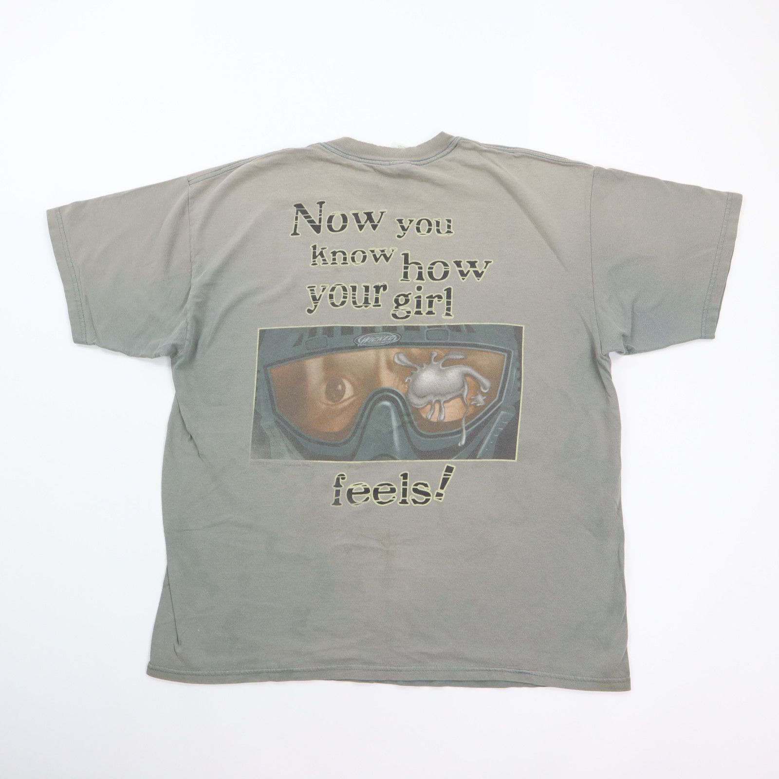 Vintage Vintage Y2K Wicked Impulse Paintball T-Shirt "How Your Girl" Size US XL / EU 56 / 4 - 1 Thumbnail