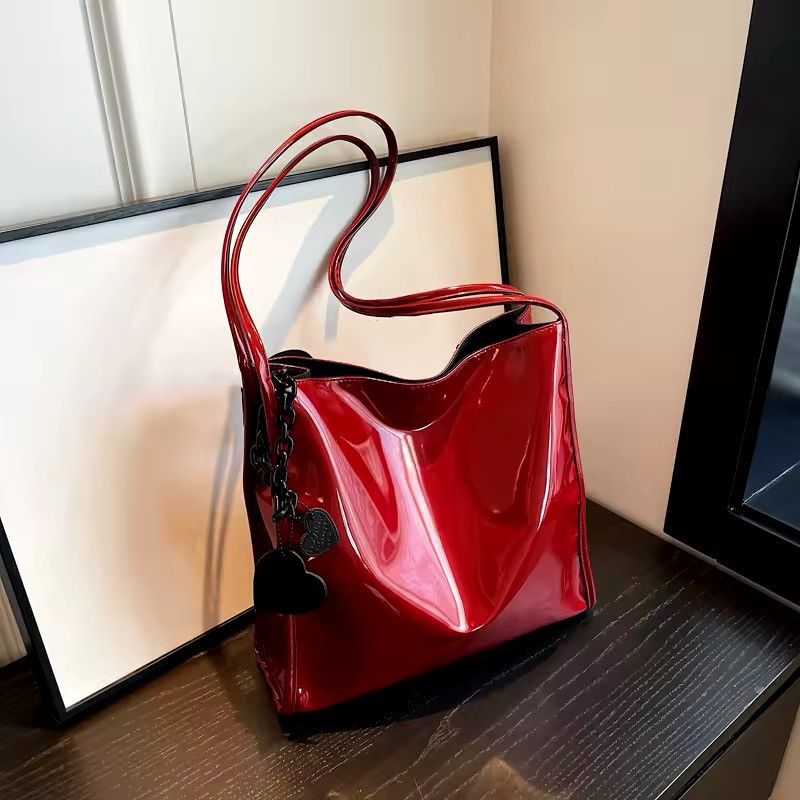 Other Casual Shopping Designer Tote Red Shoulder Bag Size ONE SIZE - 4 Thumbnail