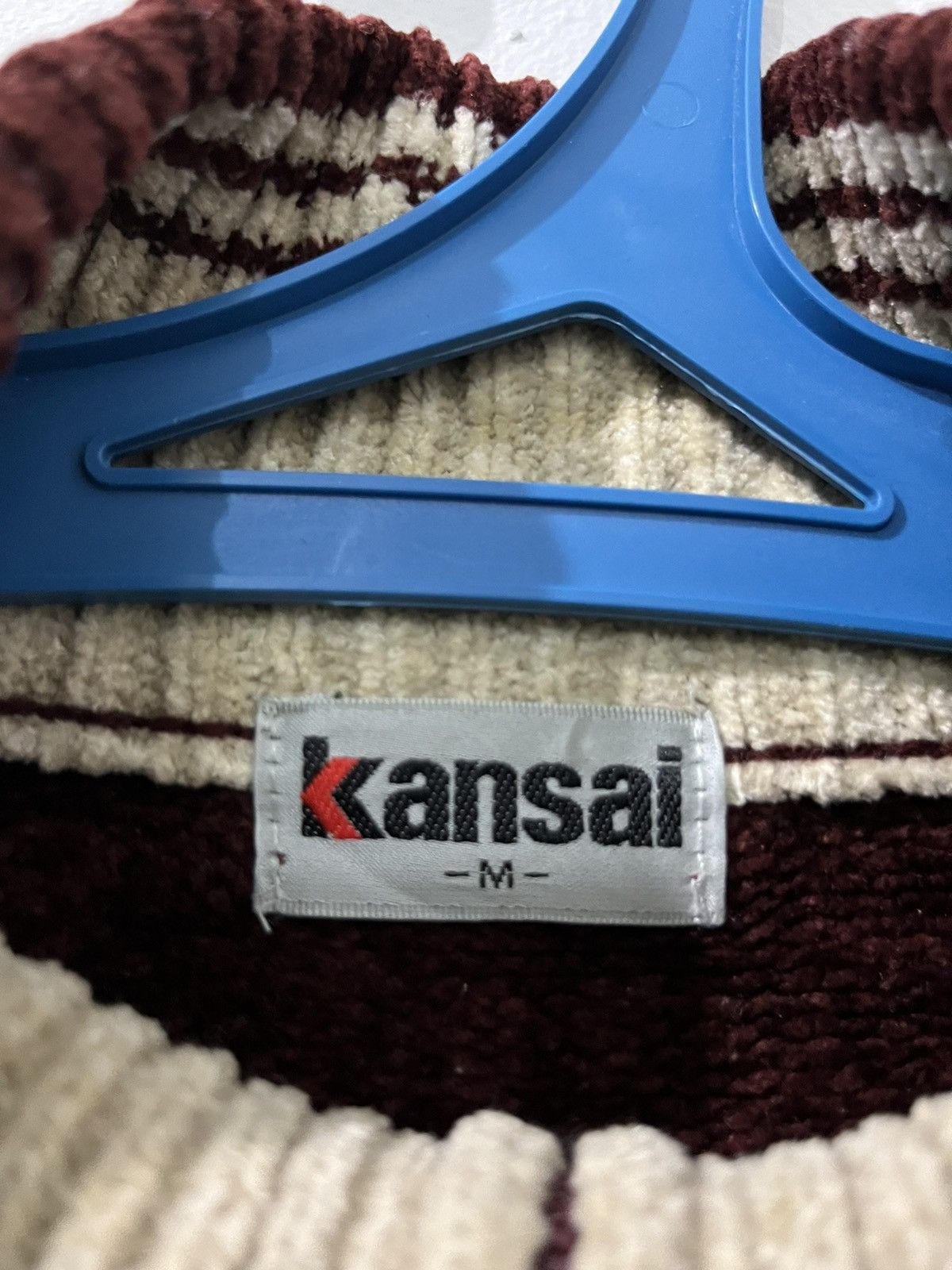 Kansai Yamamoto VINTAGE 90s KANSAI KNITWEAR WOOL LGB STYLE Size M / US 6-8 / IT 42-44 - 6 Thumbnail