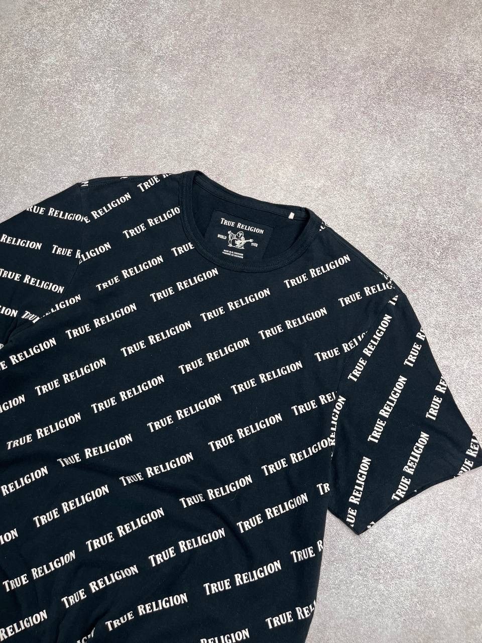 True Religion Vintage True Religion Monogram Boxy T-shirt M Size US M / EU 48-50 / 2 - 2 Thumbnail