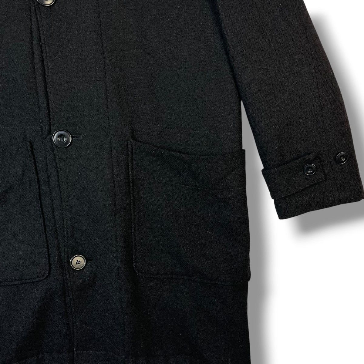 Christophe Lemaire 🇯🇵 UNIQLO & LEMAIRE WOOL LONG HEAVY COAT JACKET Size US M / EU 48-50 / 2 - 10 Thumbnail