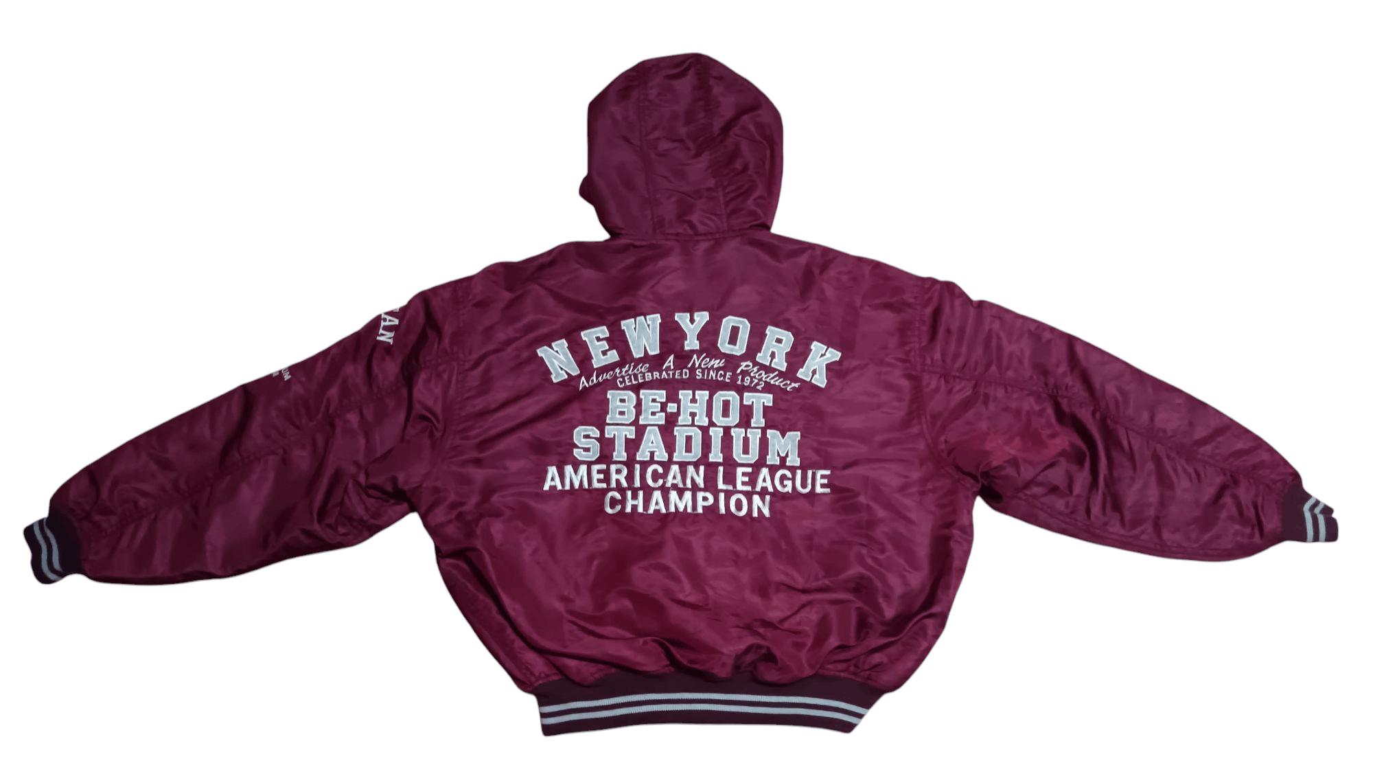 Sports Specialties VINTAGE BE HOT EMBROIDERED BASEBALL VARSITY HOODIE Size US L / EU 52-54 / 3 - 7 Thumbnail