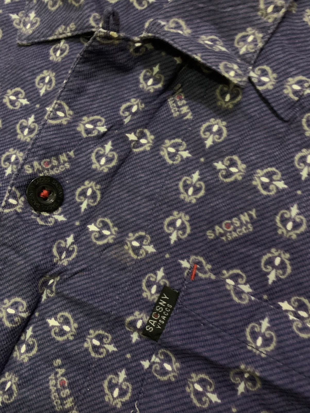 Yohji Yamamoto 💥Vintage Japanese Y’saccs Ovp Button Shirt Size US L / EU 52-54 / 3 - 3 Thumbnail