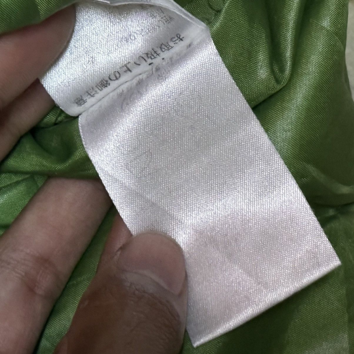 Japanese Brand Japanese Brand Homme Lime Green Puffer Jacket Devil Patches Size US M / EU 48-50 / 2 - 10 Thumbnail