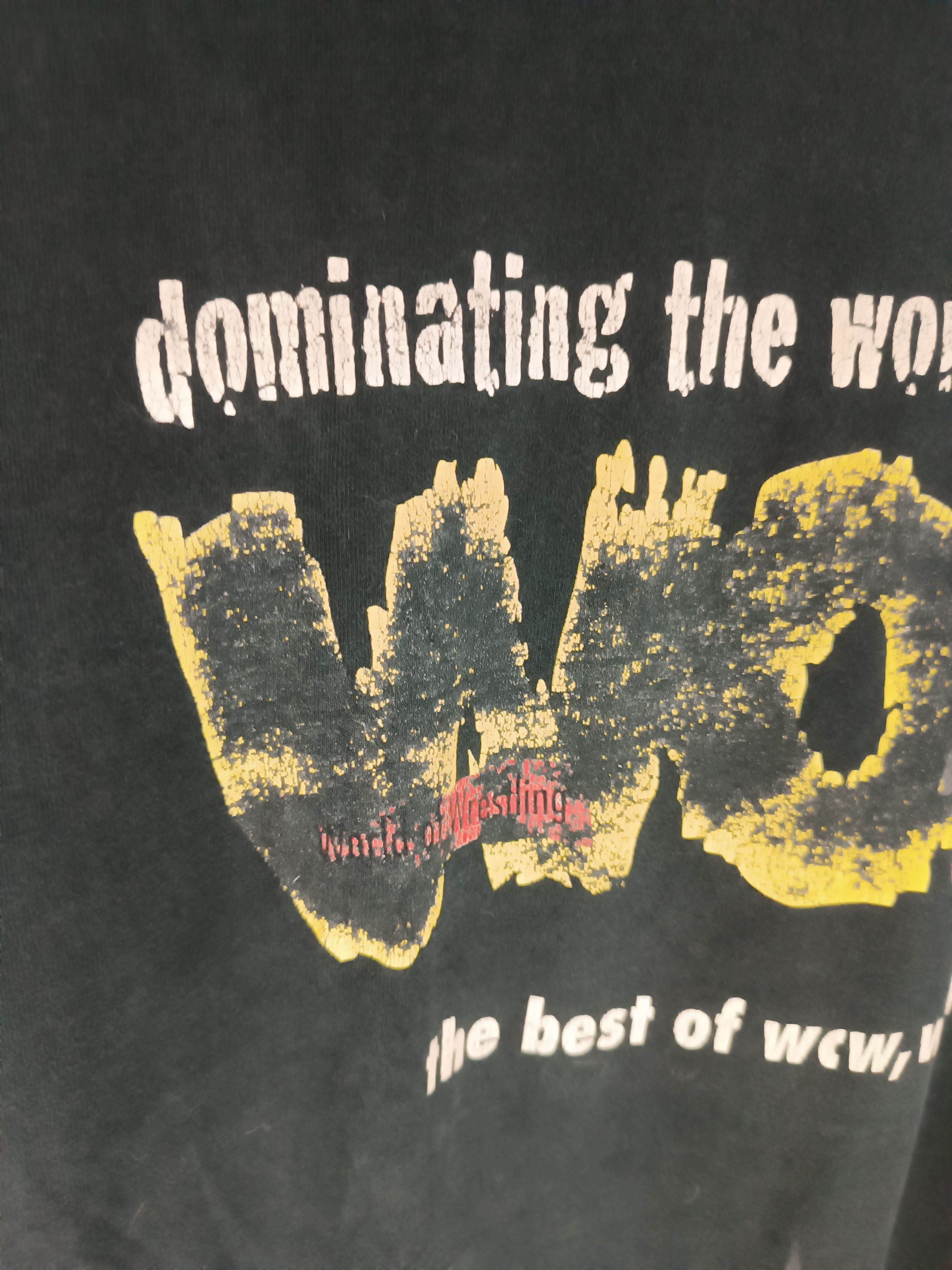 Vintage THRASH FADED VINTAGE 90'S WOW MAGAZINE WWF WCW WCW TEE Size US XL / EU 56 / 4 - 17 Thumbnail