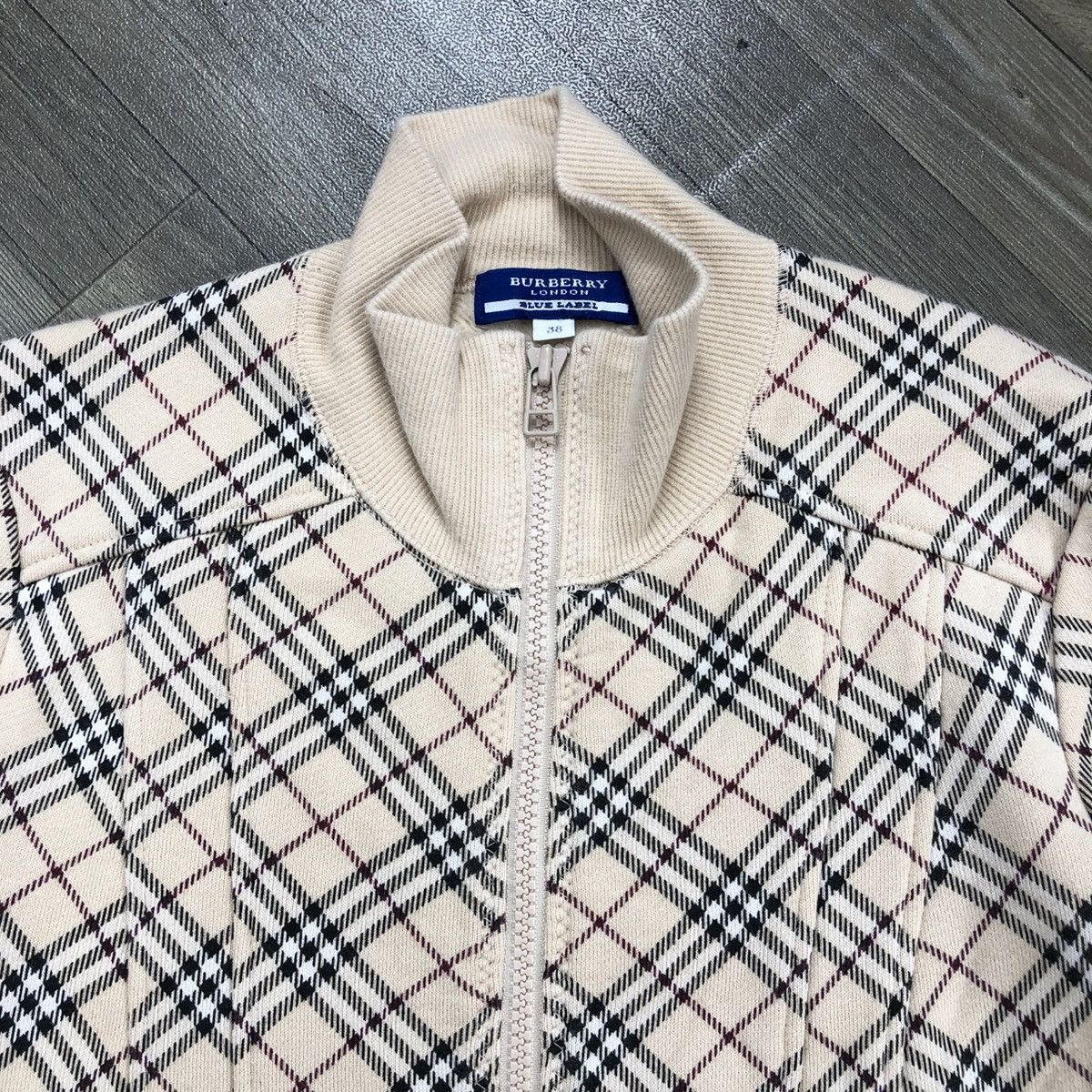 Burberry Luxury Burberry London Nova Check Blue Label Track Jacket Size US M / EU 48-50 / 2 - 5 Thumbnail
