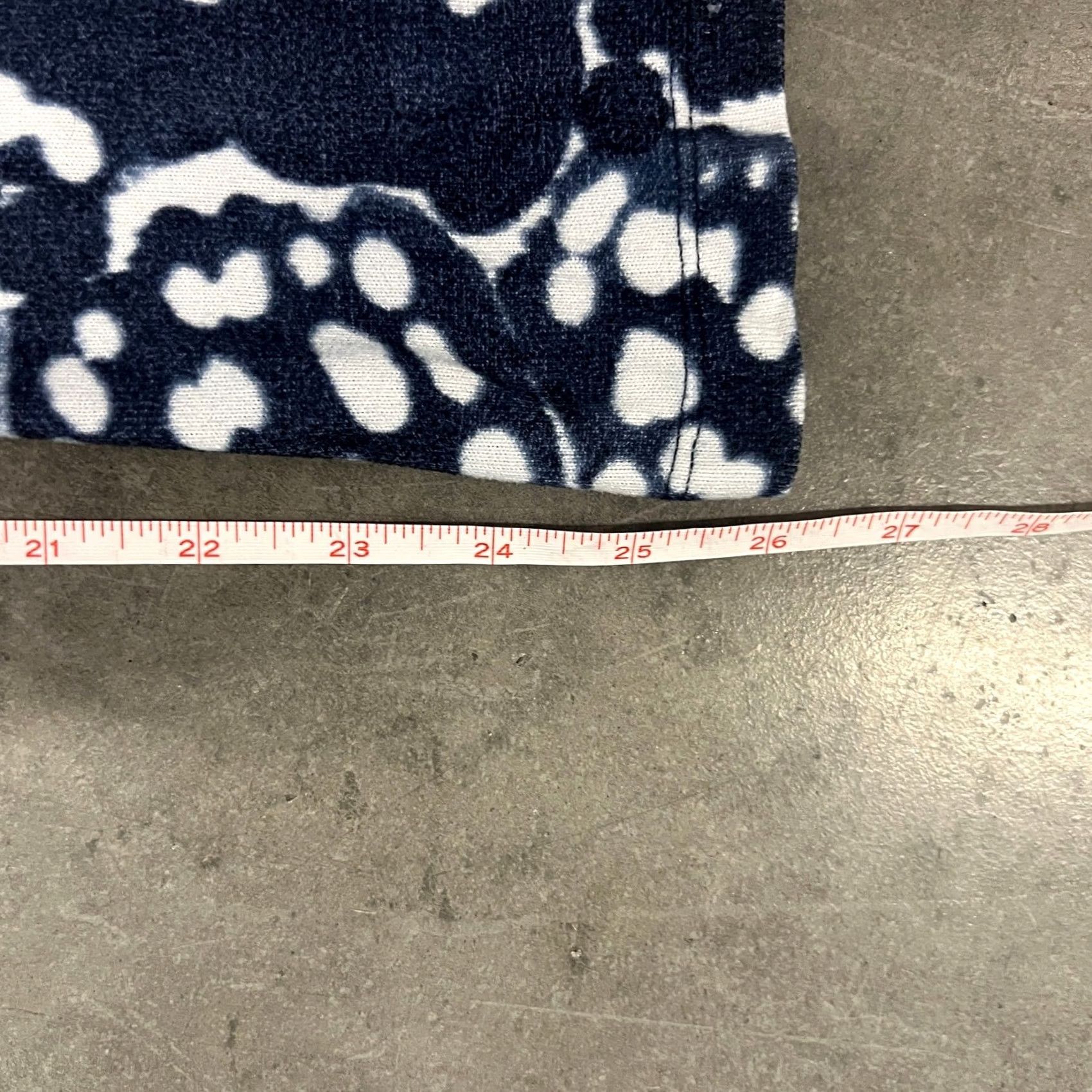 Vintage VINTAGE Y2K Pj Salvage Blue Navy Dot Comfy Fleece Flare Baggy Sweatpants XS Size 26" / US 2 / IT 38 - 5 Thumbnail