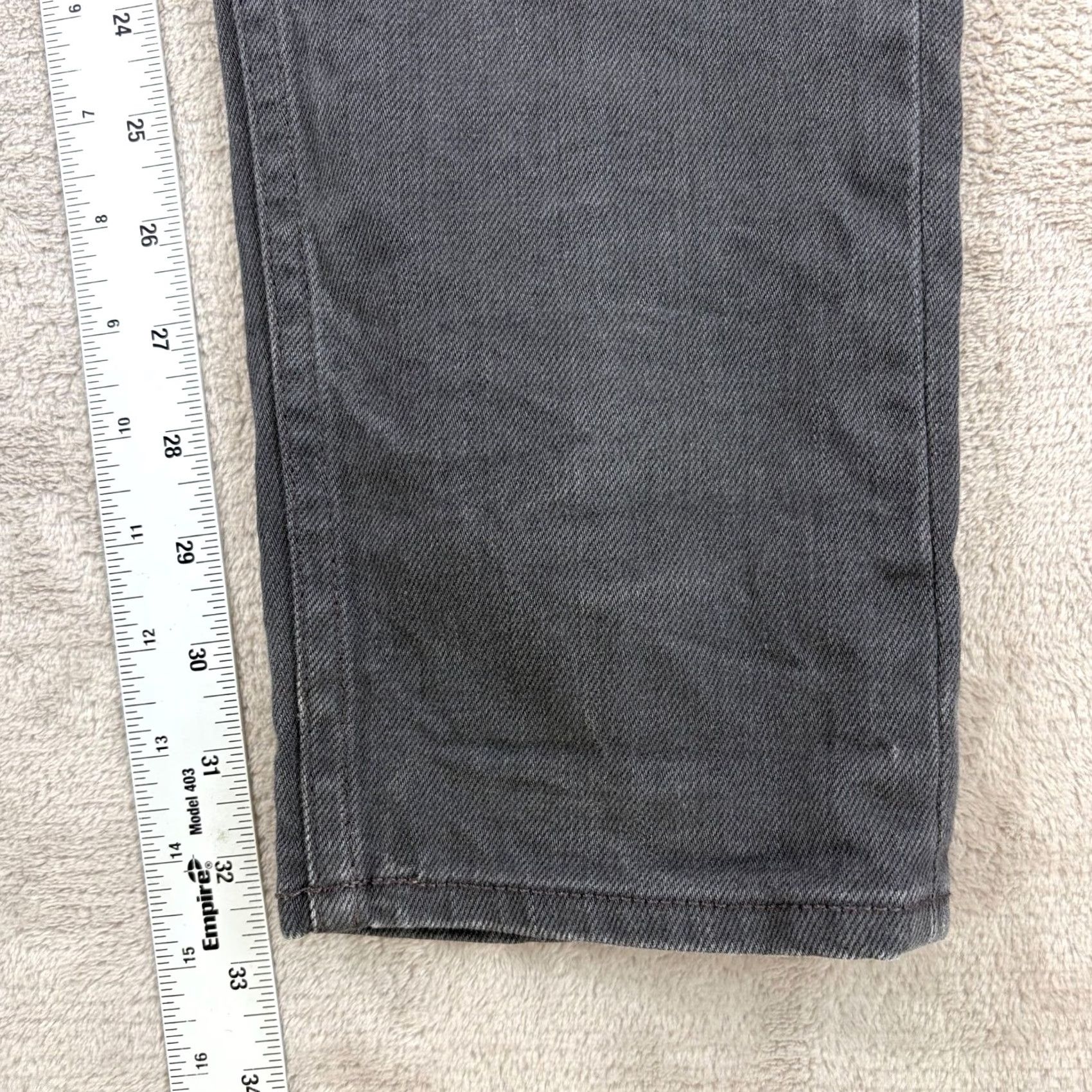 Rag & Bone rag & bone Fit 1 Extra Slim Jeans Men 34x33 Gray Slim 5-Pocket Button Fly USA Size US 34 / EU 50 - 7 Thumbnail