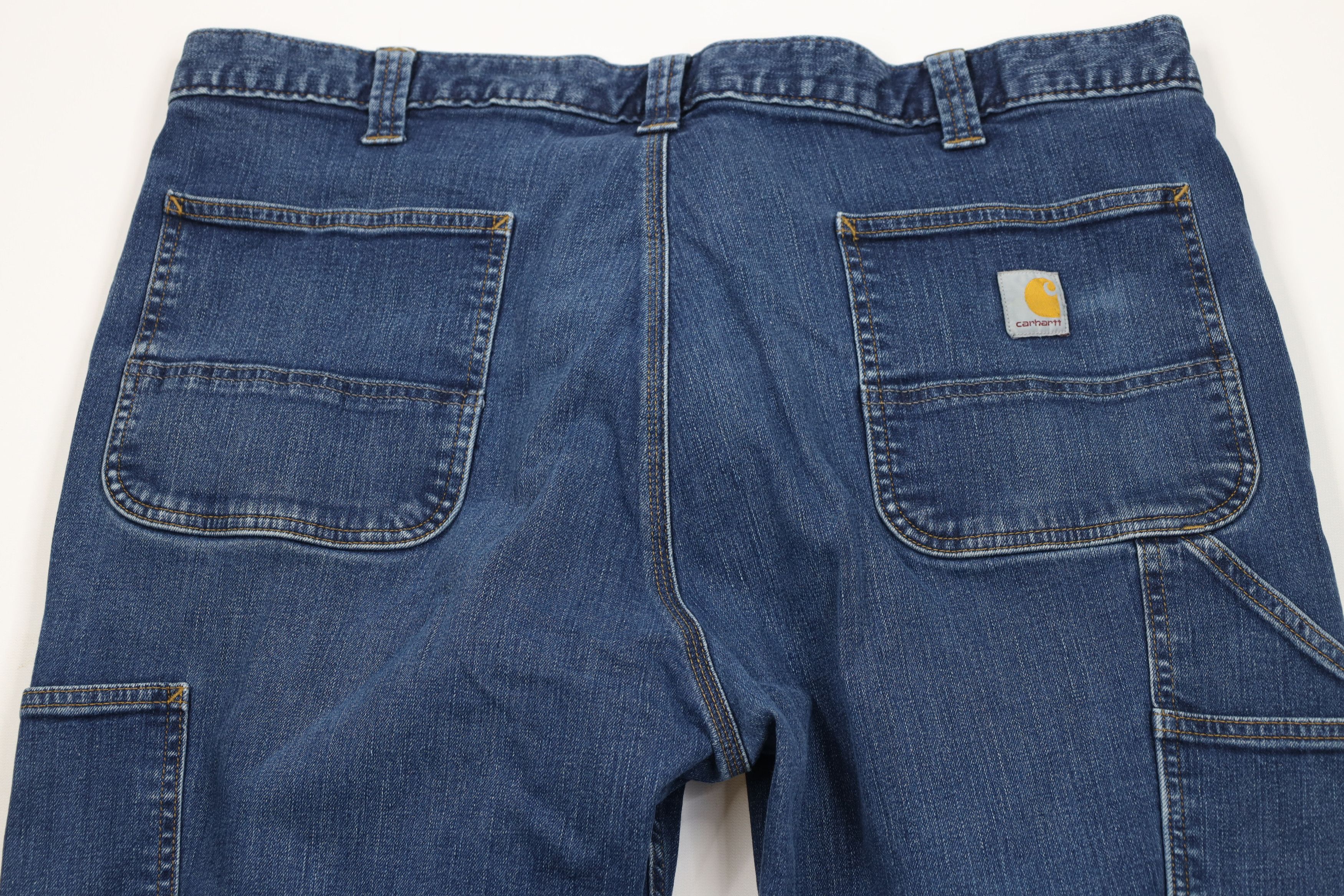 Carhartt Vintage Y2K Carhartt Relaxed Wide Leg Dungaree Denim Jeans Size US 42 / EU 58 - 10 Thumbnail