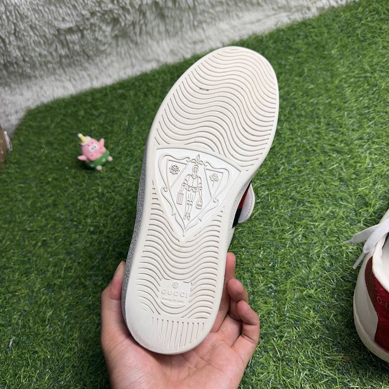 Gucci Gucci Fashionable White Sneaker with Leopard Design Size US 8 / EU 41 - 6 Thumbnail