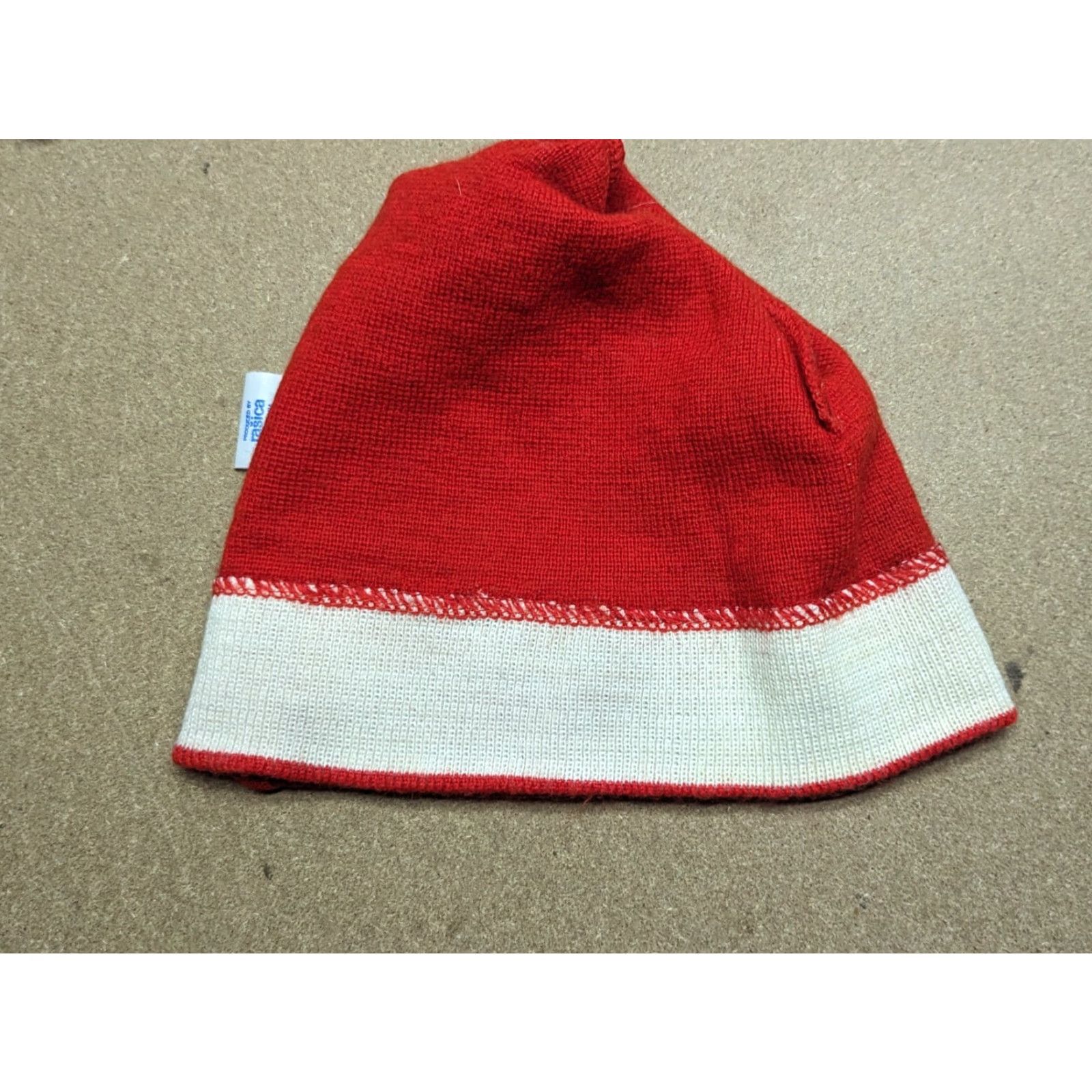 Adidas VINTAGE adidas Ski Beanie Hat Wool Blend Red Lined Slovakia Trefoil Unisex Adults One Size Size ONE SIZE - 3 Thumbnail