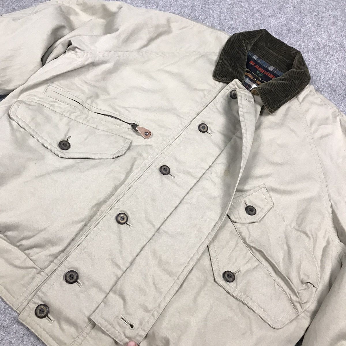 Designer × Japanese Brand × McGregor McGregor bomber button design style jacket Size US M / EU 48-50 / 2 - 12 Thumbnail