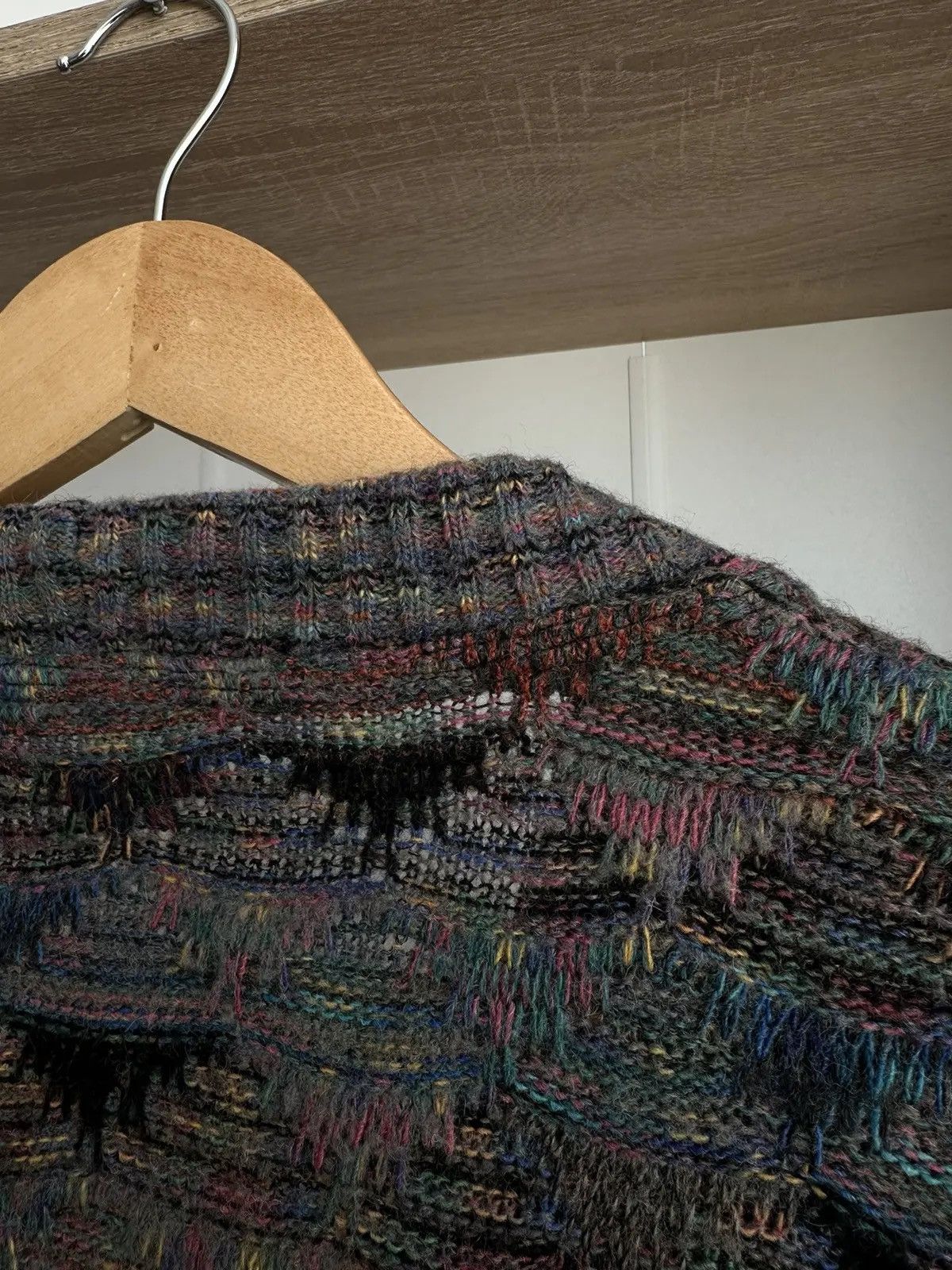 Missoni × Vintage Vintage Missoni Knit Wool Cardigan Iconic Rainbow Sweater Size US M / EU 48-50 / 2 - 20 Thumbnail