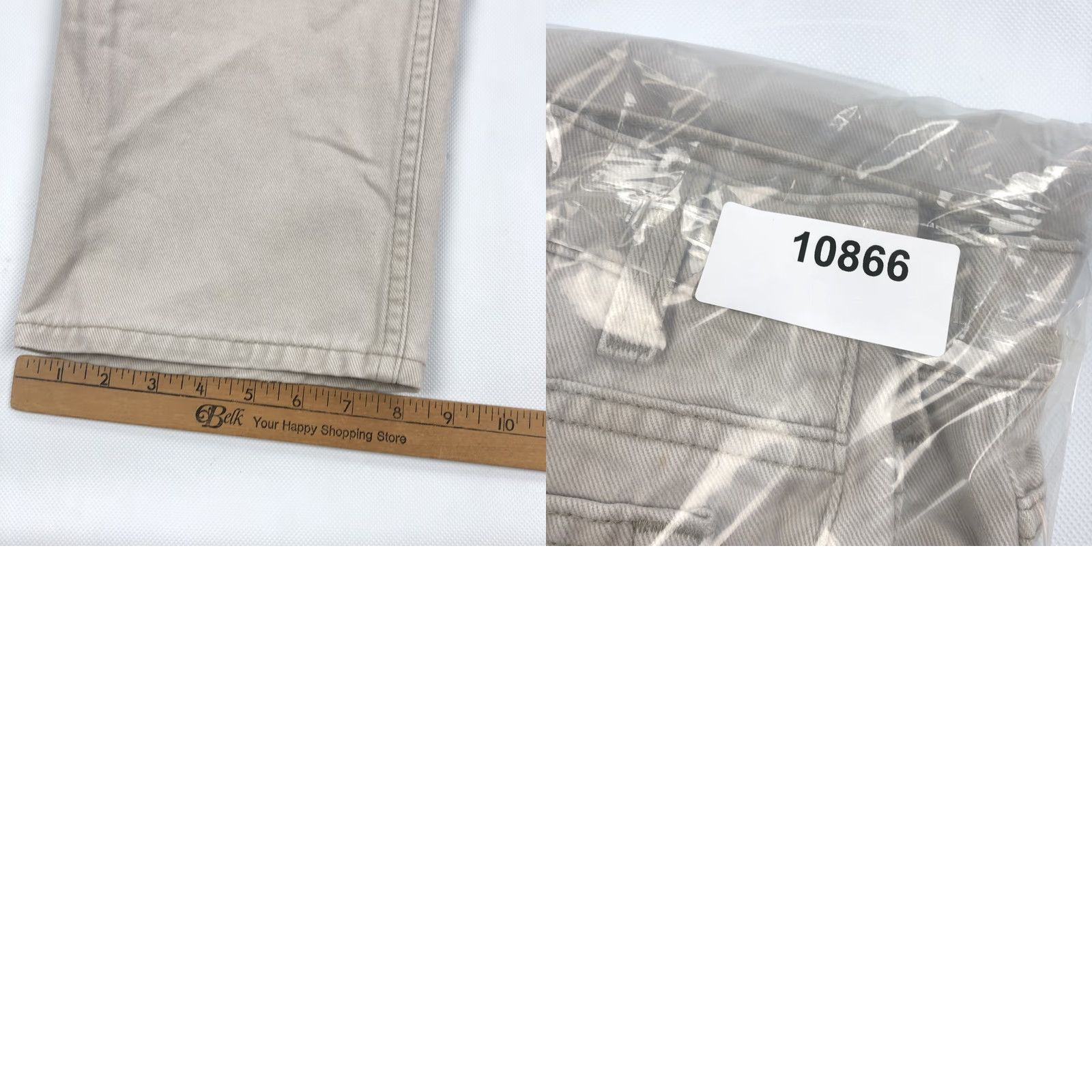 Levi's Levi's 540 Relaxed Fit Men's Jeans 38x32 Beige Tan Khaki Vintage 90s Levi's Signature 5-Pocket Denim Straight Jeans Mens Size US 38 / EU 54 - 9 Thumbnail