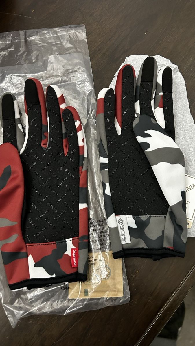 Supreme SUPREME WINDSTOPPER Zip Gloves LARGE Size ONE SIZE - 2 Thumbnail