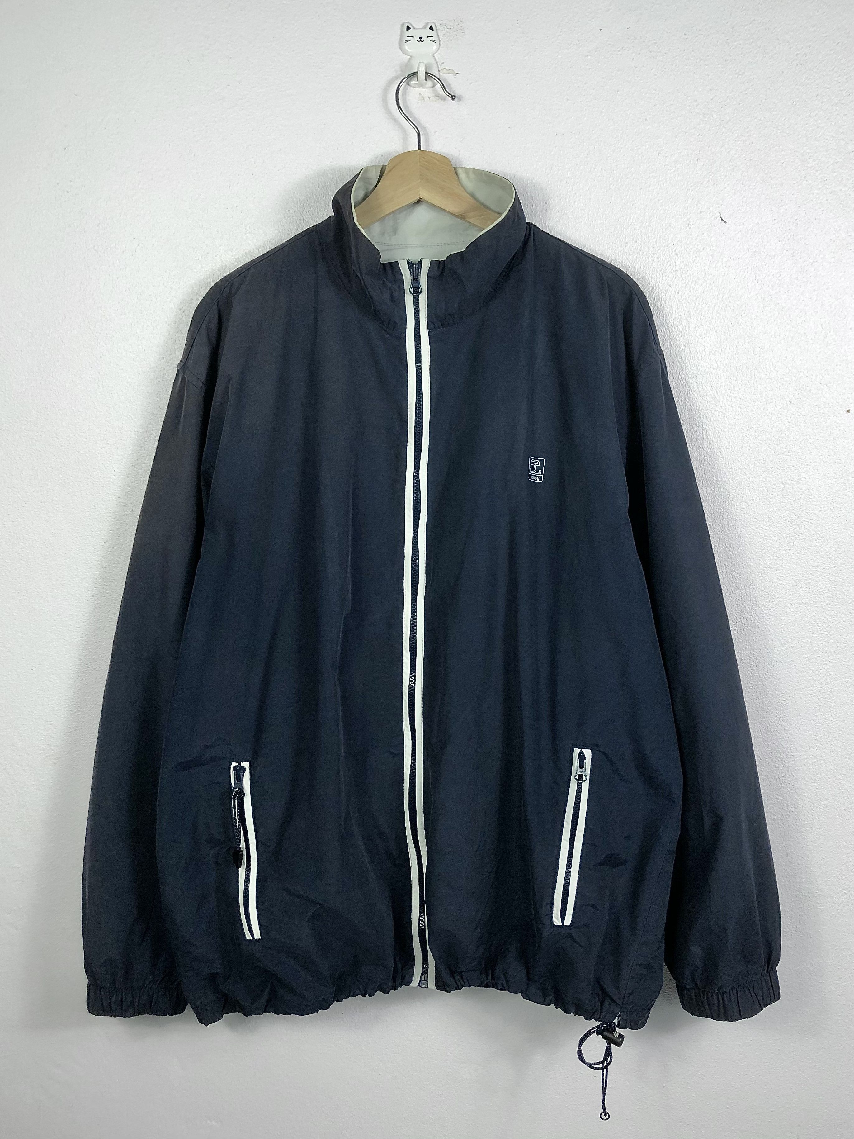 Stussy × Vintage Vintage Stussy Sport Fullzip Jacket Made in Usa
